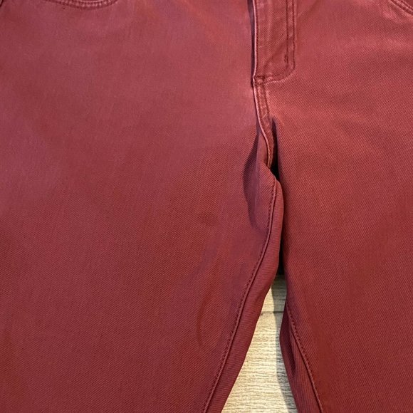 Kut From The Kloth 14 Women’s MIA Toothpick Skinny Jeans Size 14 Burgundy - Picture 3 of 8